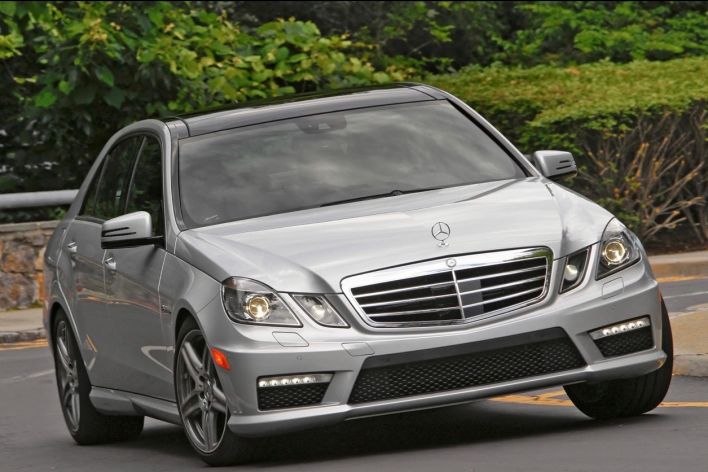 Yellow Mercedes-benz Beside Trees